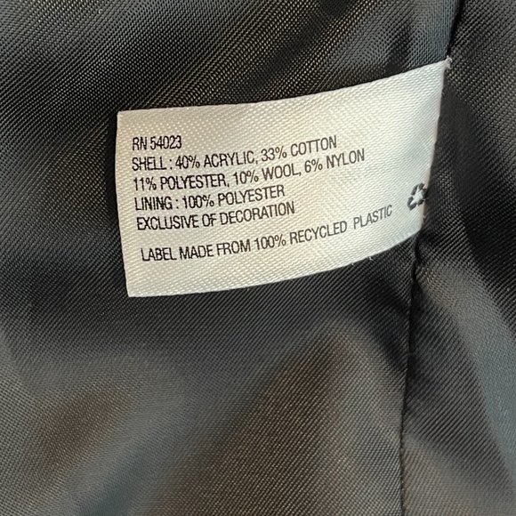 Gap women’s sparkle zip front jacket in black size small. - Picture 9 of 9